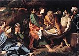 Christ Canvas Paintings - The Entombment of Christ